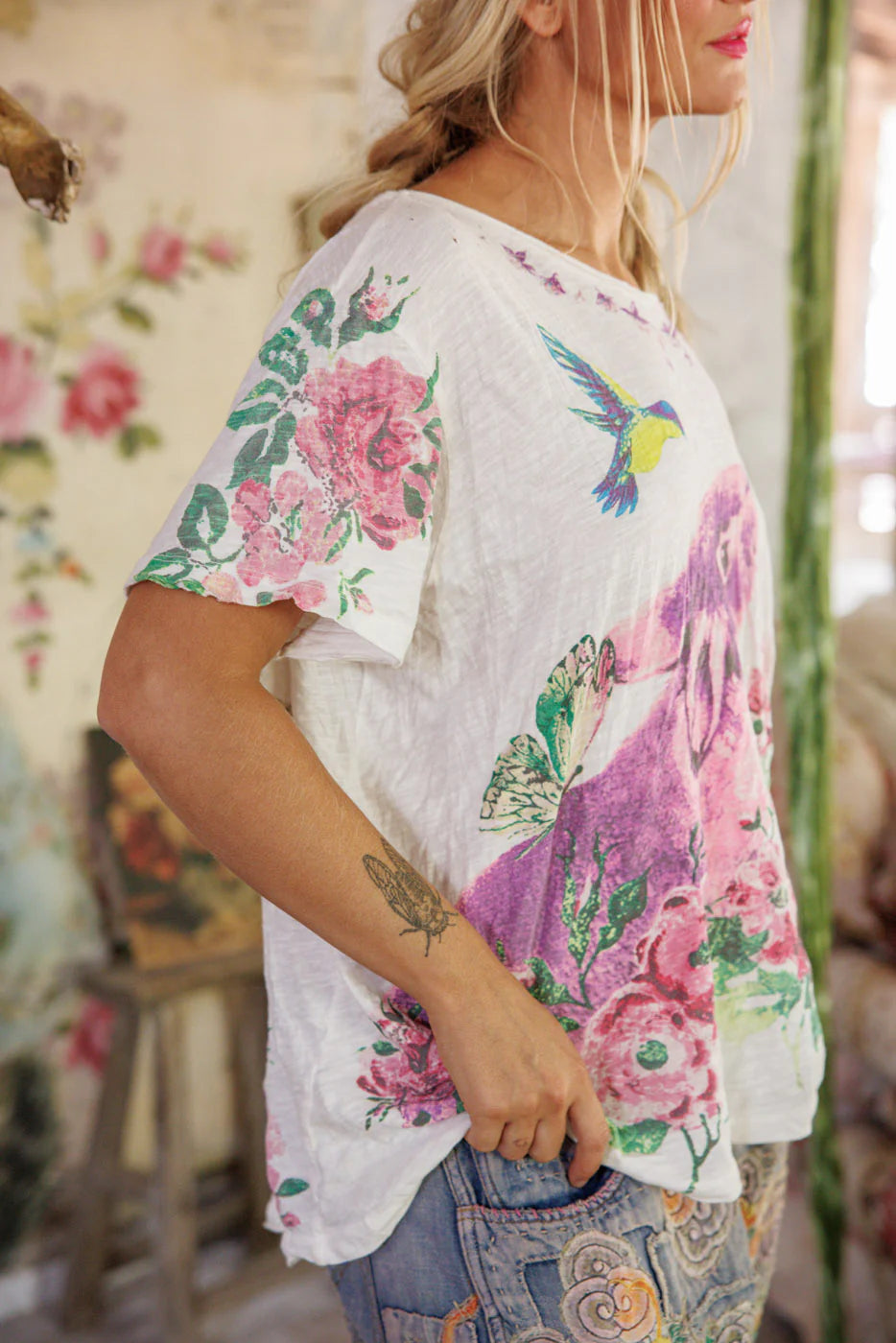 Magnolia Pearl Forest Fellows Tee 2327 - True