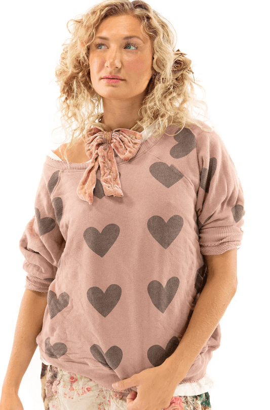 Rory Heart Sweatshirt - Cupid