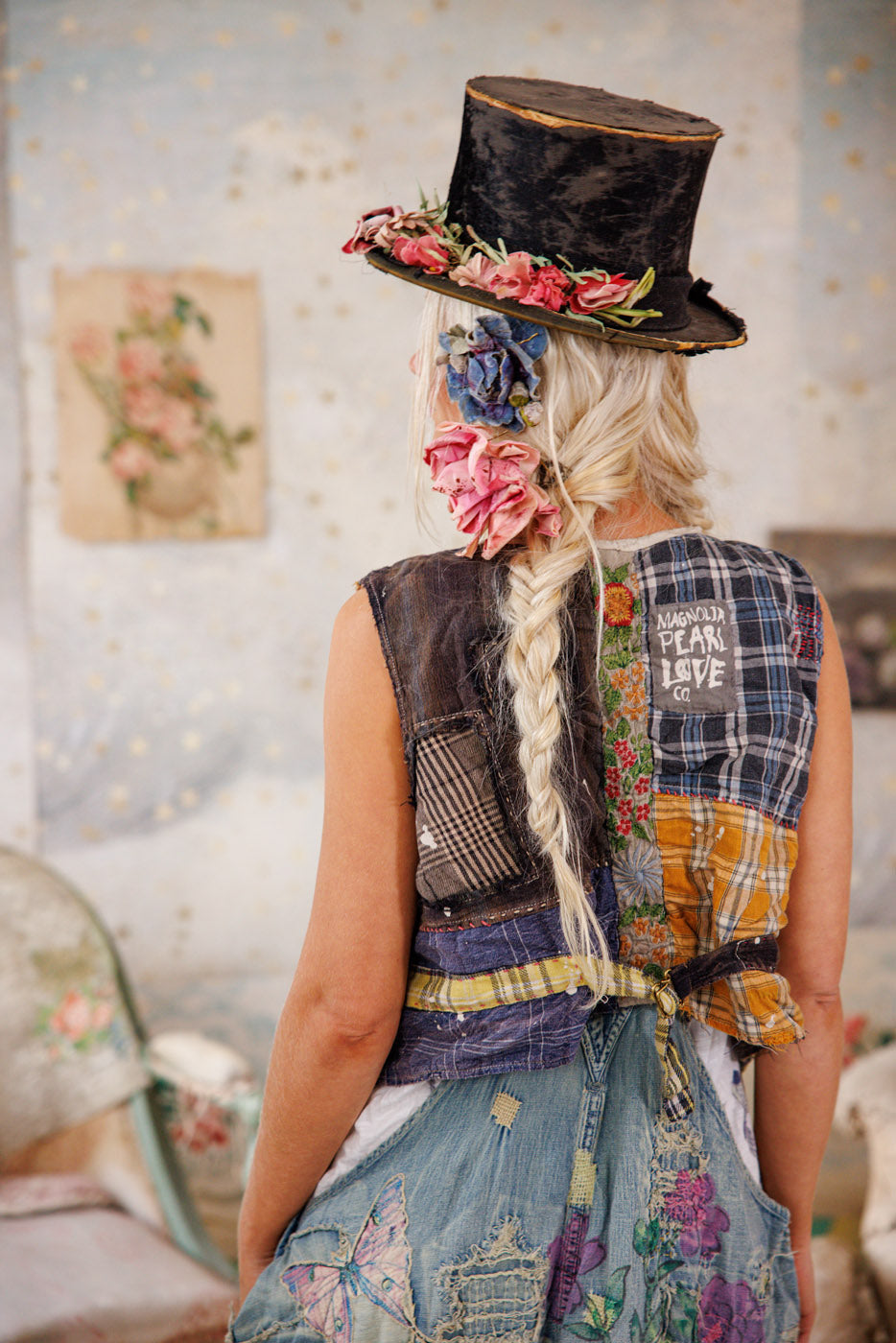 Magnolia Pearl Patchwork Andriy Vest 084 - Madras Yellow