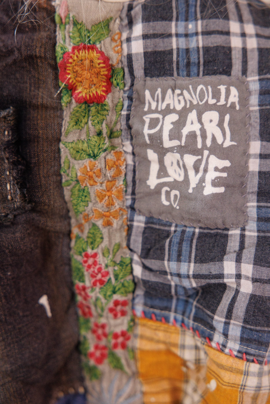 Magnolia Pearl Patchwork Andriy Vest 084 - Madras Yellow