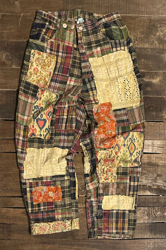 Jaded Gypsy Traveling On Pants - Patch Medley