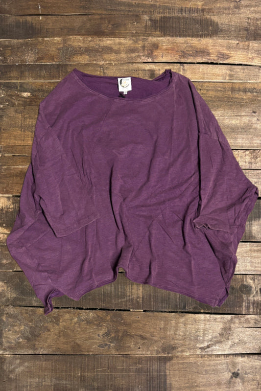 Jaded Gypsy Be Free Top - Vintage Eggplant O/S