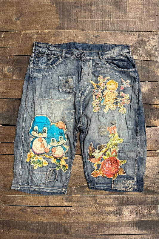 House of Jaded Gypsy Desert Drift Shorts - Flutter Away