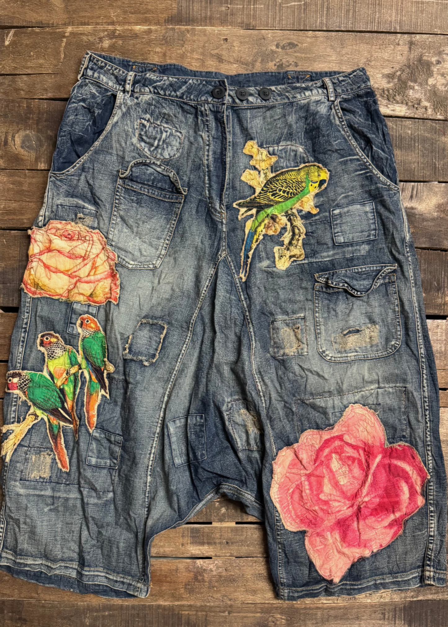 House of Jaded Gypsy Drifted Trail Harem Pants - Peaceful Days